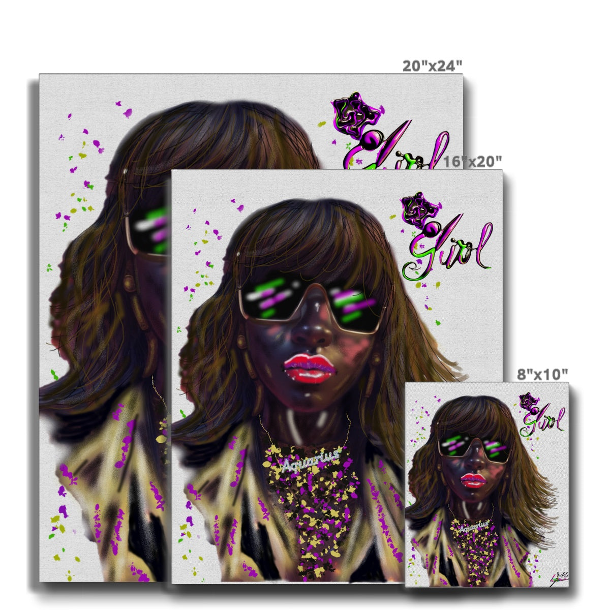 Lit Girl Collection: IT Girl Canvas