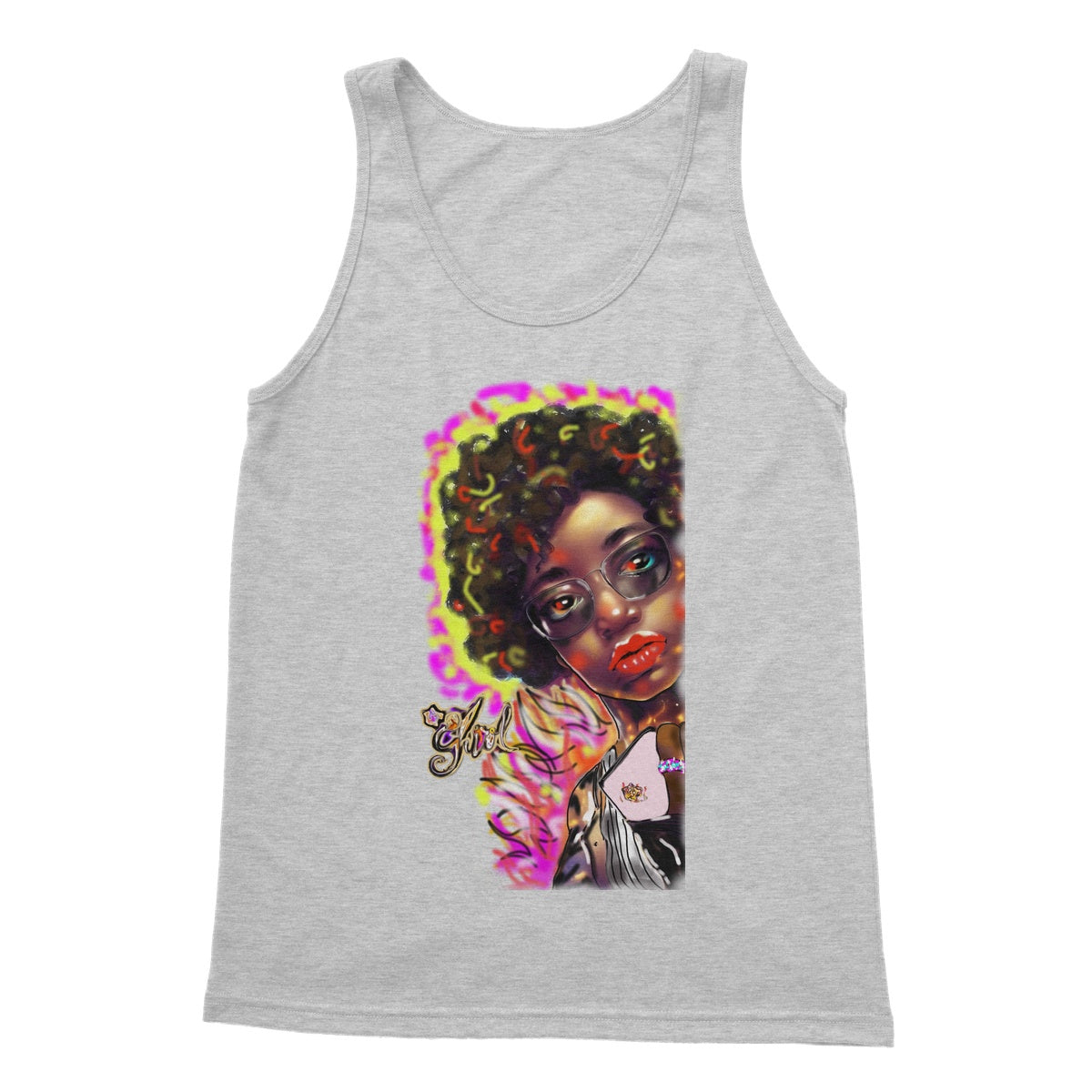 Lit Girl Collection: Girl on Fire Softstyle Tank Top