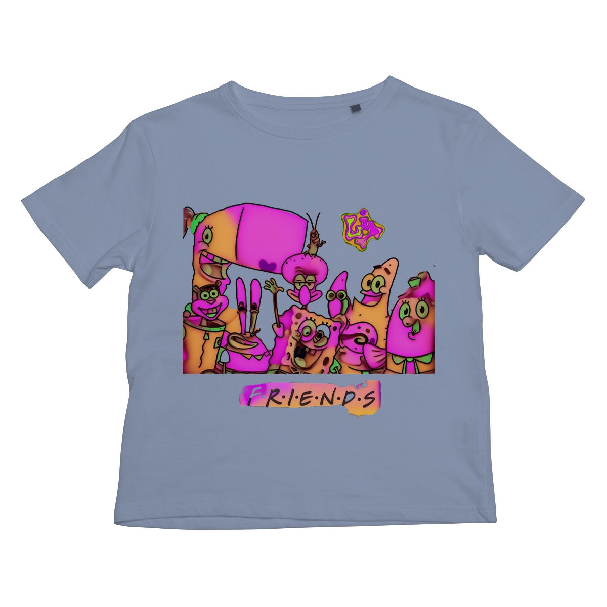 Lit SpongeBob n Friends Collection Kids T-Shirt