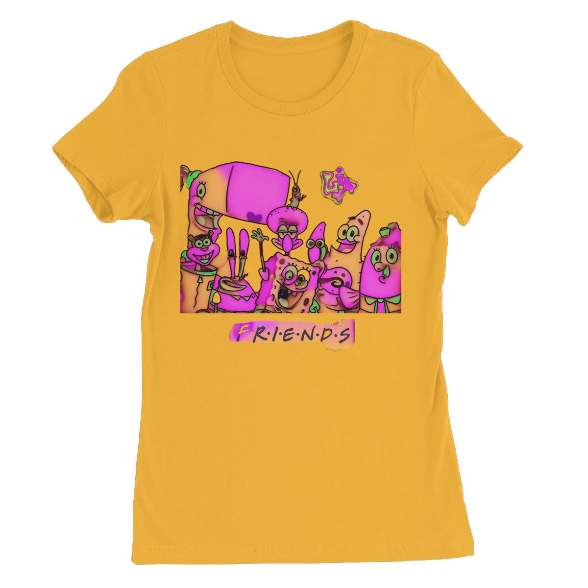 Lit SpongeBob n Friends Collection Women's Favourite T-Shirt