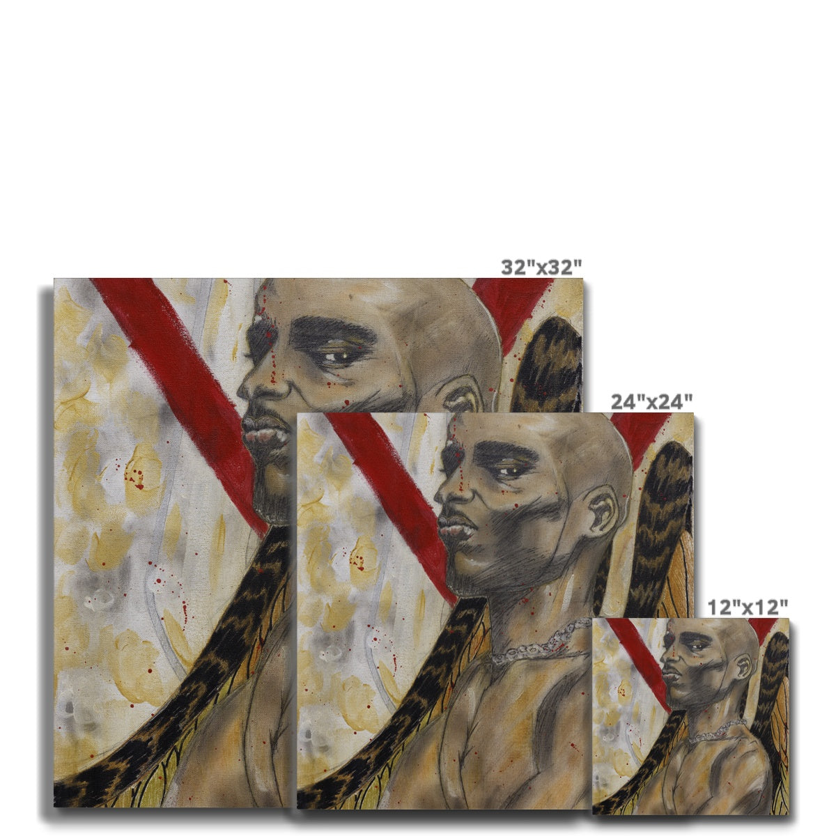 50 Years of Hip Hop Collection DMX - The Death Angel Canvas