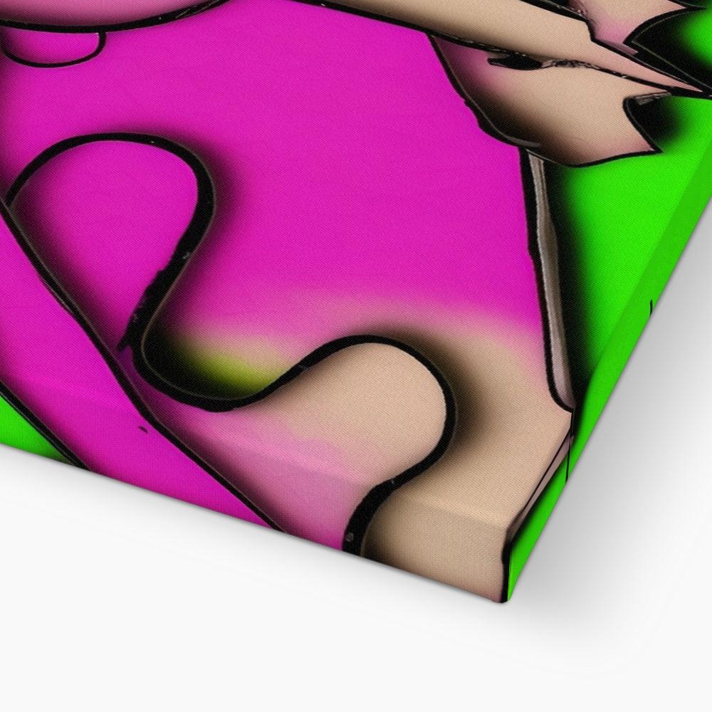Lit_Squidward_hearnoEvil Canvas