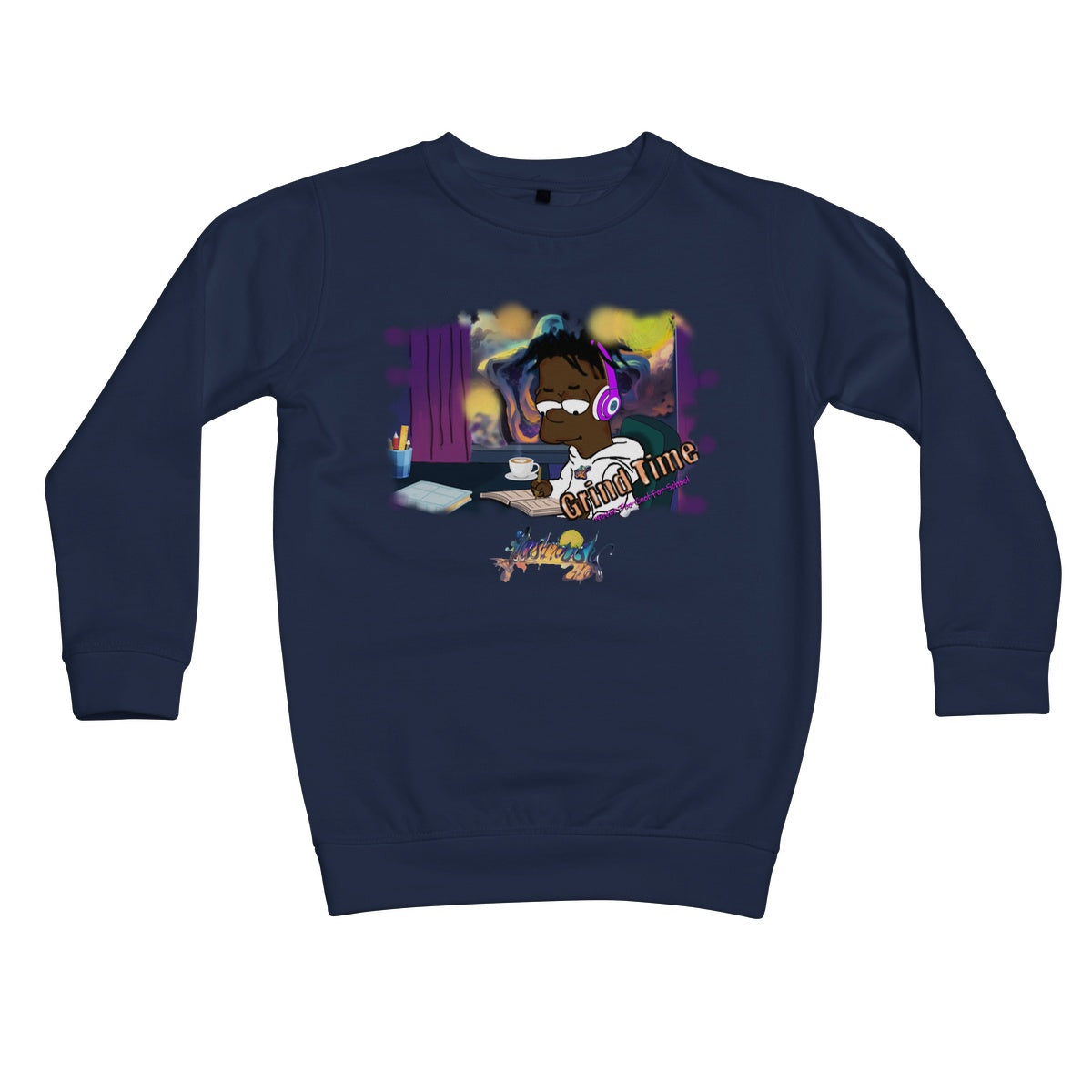 Lit Design Collection: Grind Time Kids Sweatshirt