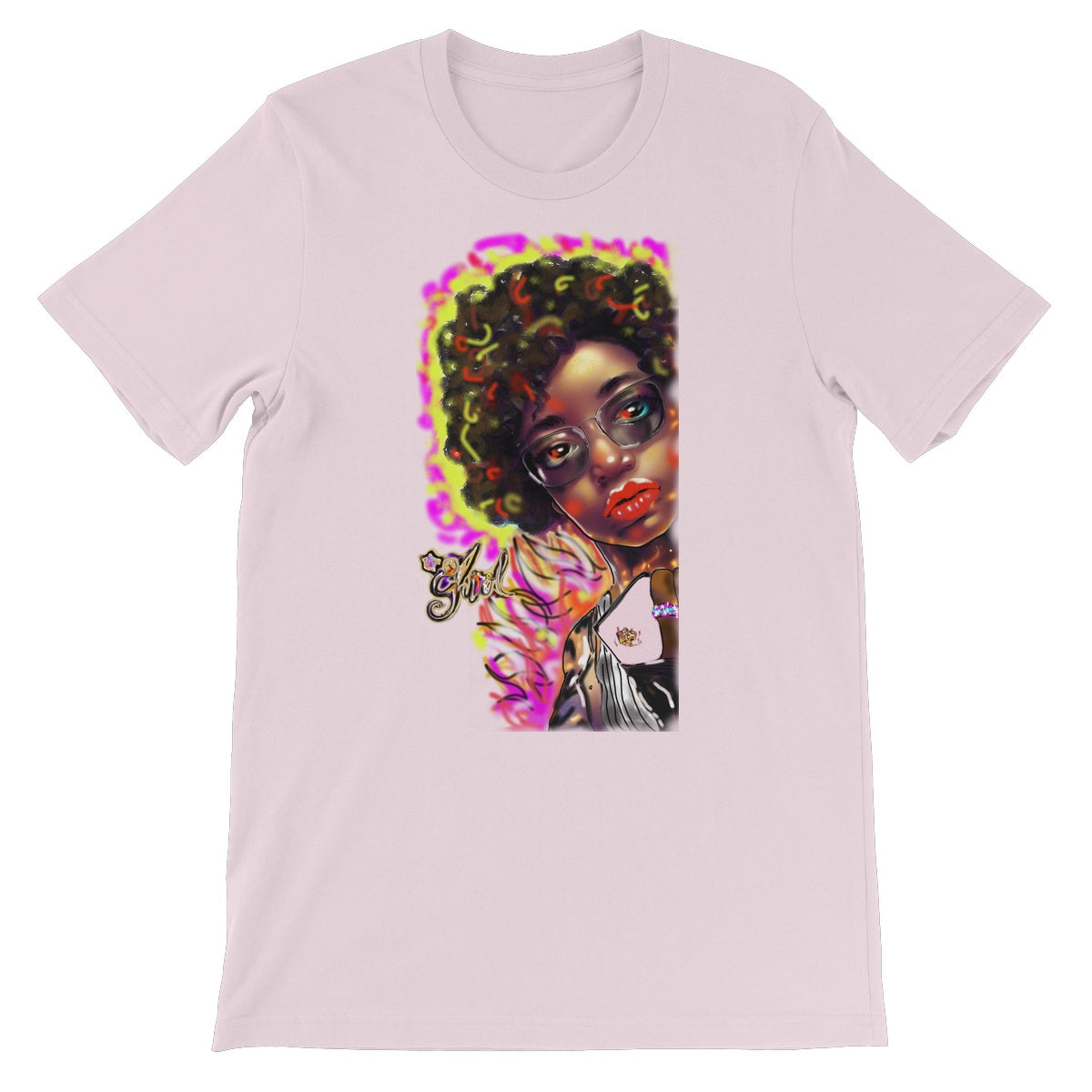 Lit Girl Collection: Girl on Fire Unisex Short Sleeve T-Shirt