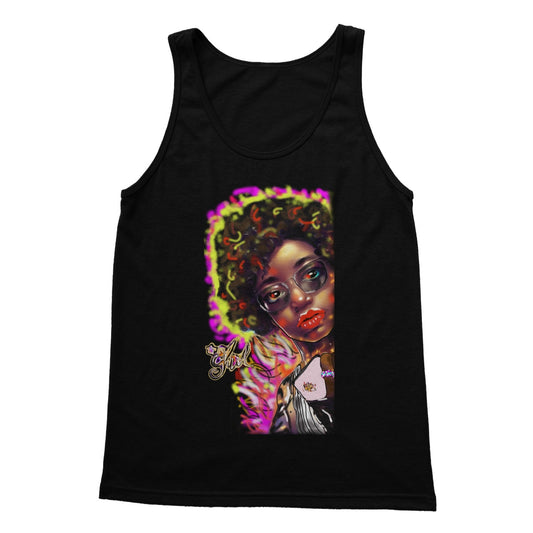 Lit Girl Collection: Girl on Fire Softstyle Tank Top