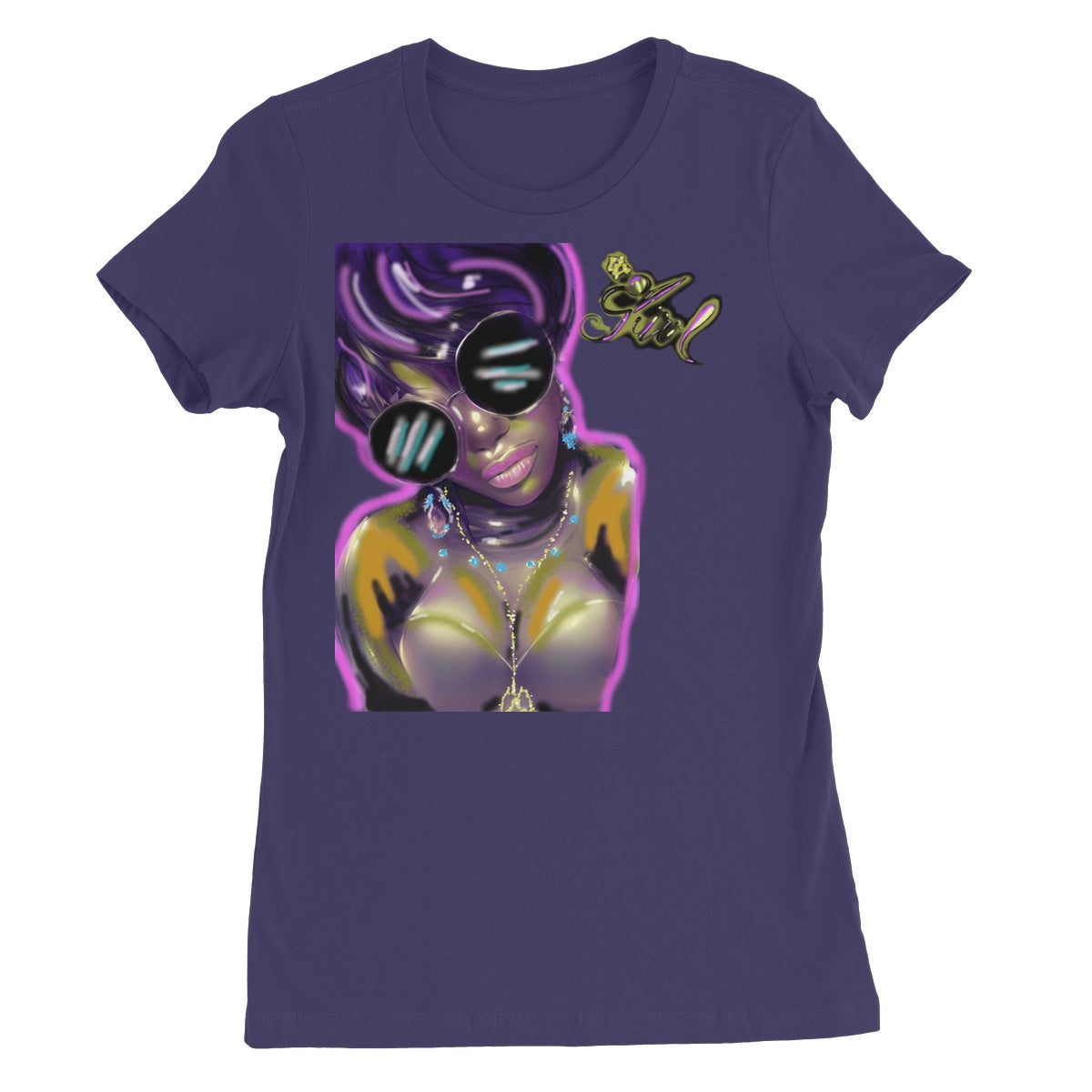 Lit Girl Collection: Purple Queen Women's Favourite T-Shirt