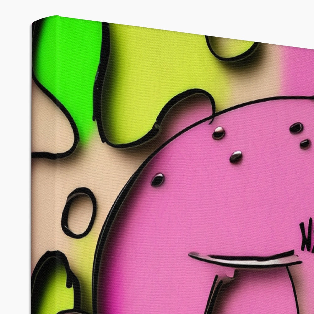 Lit_Squidward_hearnoEvil Canvas