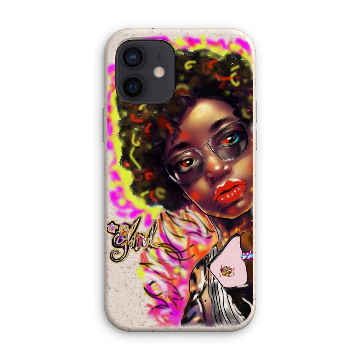 Lit Girl Collection: Girl on Fire Eco Phone Case