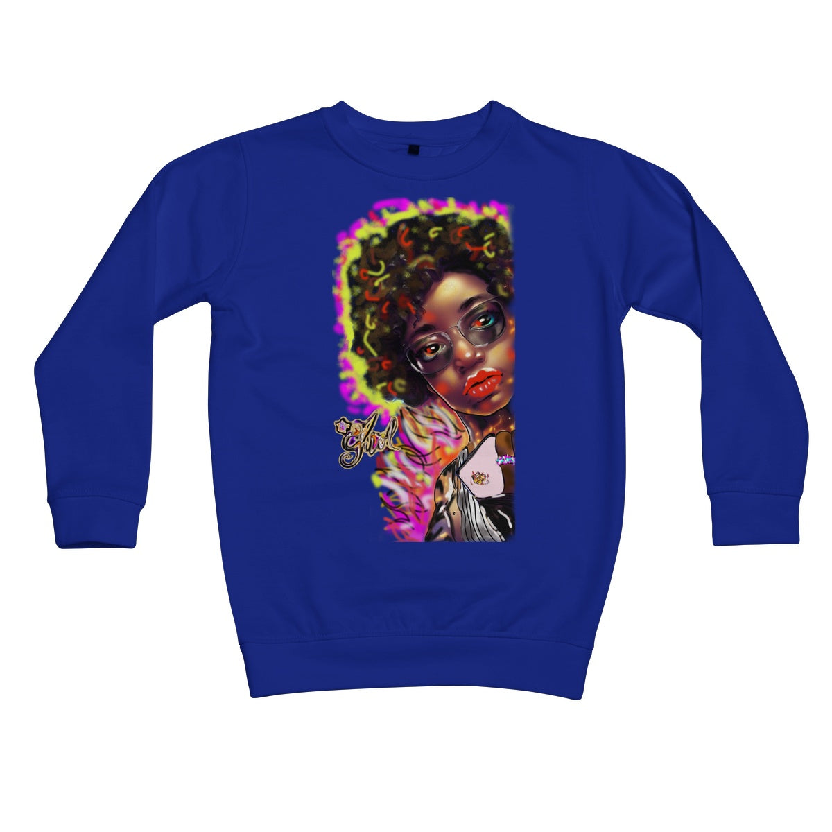 Lit Girl Collection: Girl on Fire Kids Sweatshirt