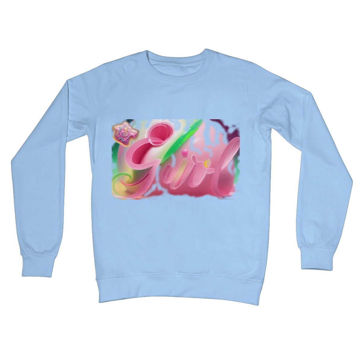 Lit Girl "Ice Cream" Collection Crew Neck Sweatshirt