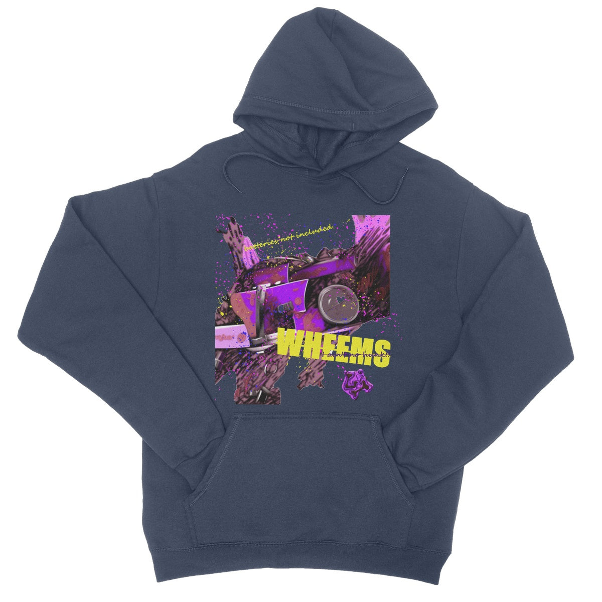 Lit Abstract Wheems Collection College Hoodie