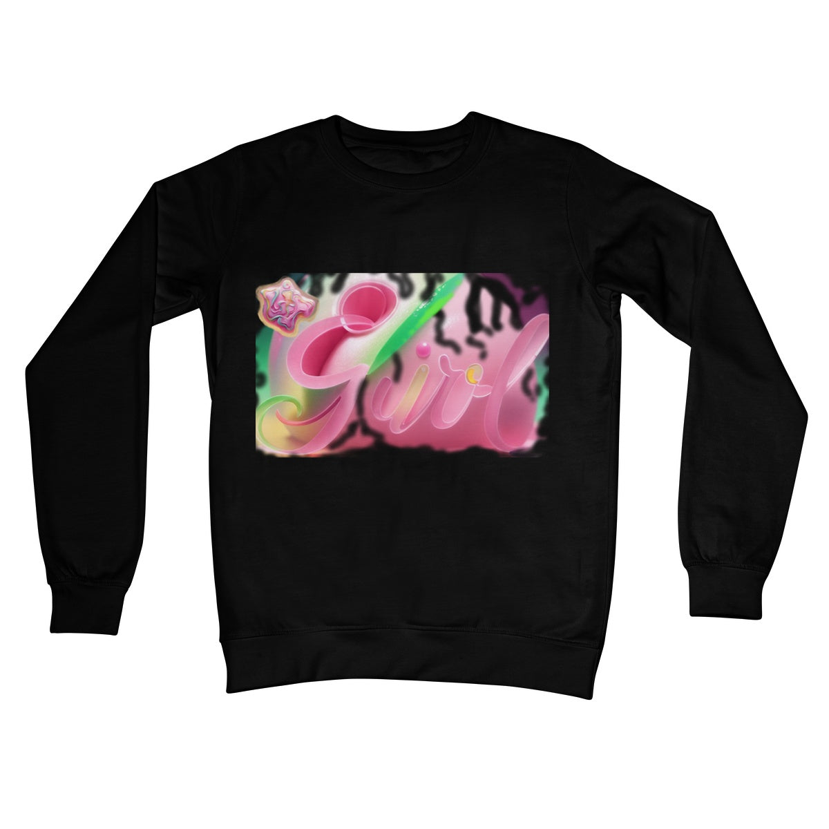 Lit Girl "Ice Cream" Collection Crew Neck Sweatshirt