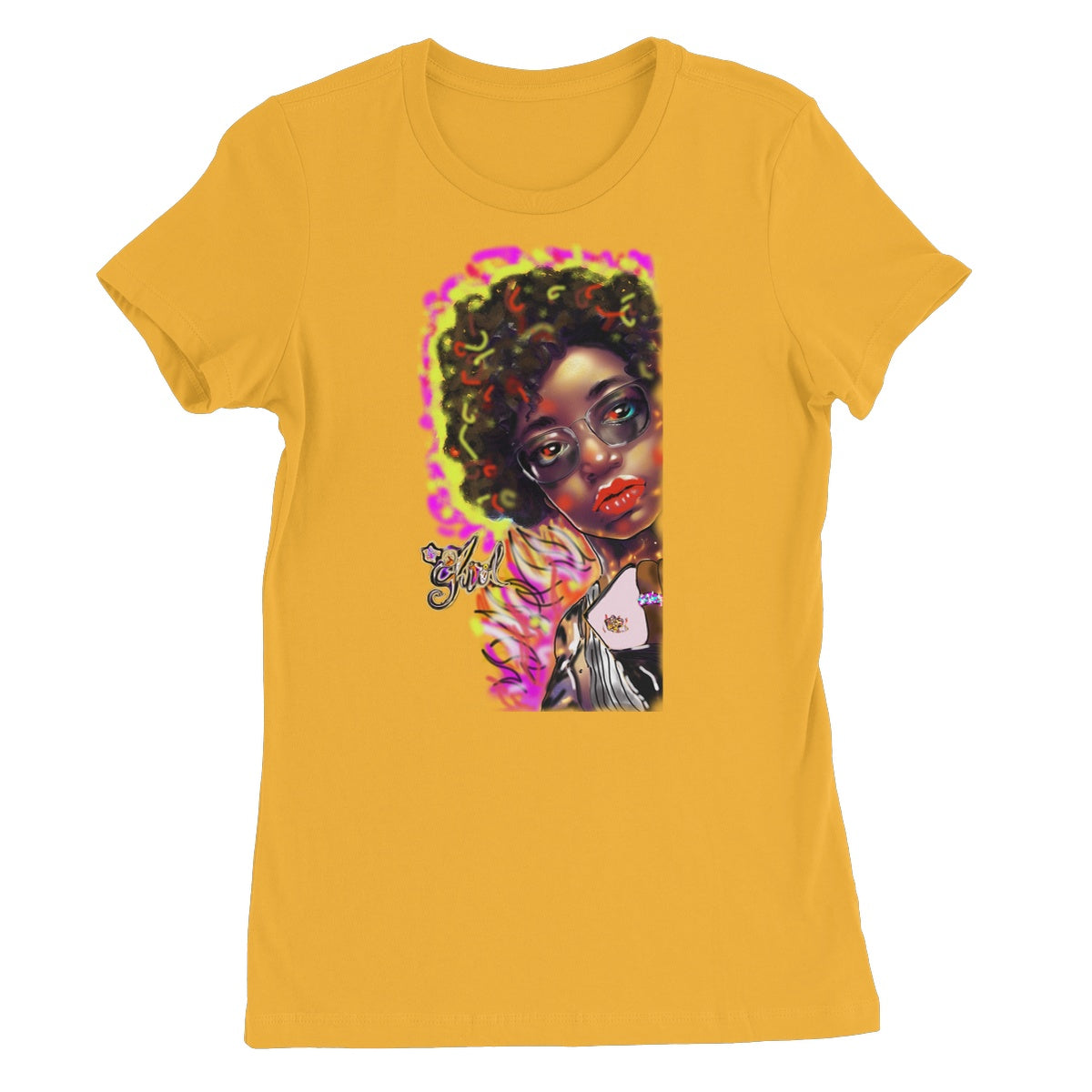 Lit Girl Collection: Girl on Fire Women's Favourite T-Shirt