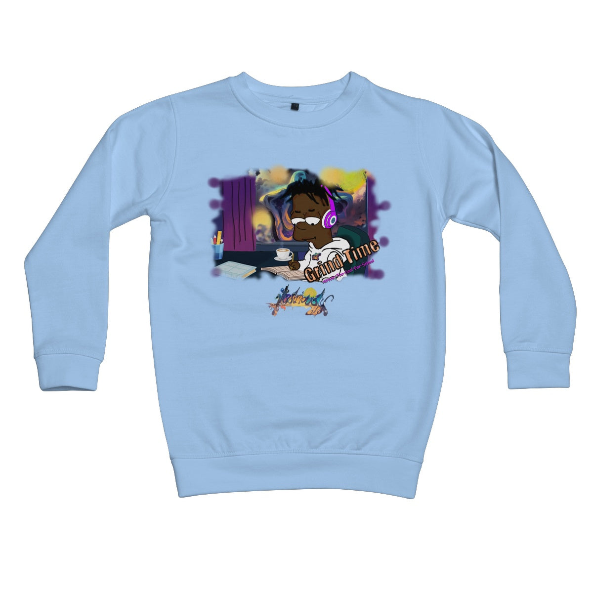 Lit Design Collection: Grind Time Kids Sweatshirt