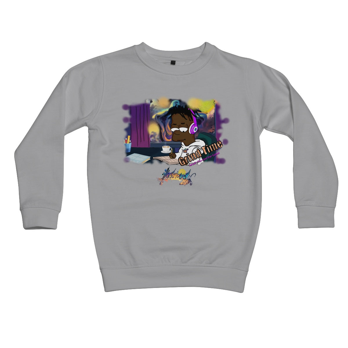 Lit Design Collection: Grind Time Kids Sweatshirt