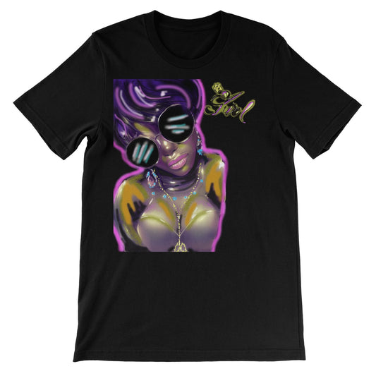 Lit Girl Collection: Purple Queen Unisex Short Sleeve T-Shirt