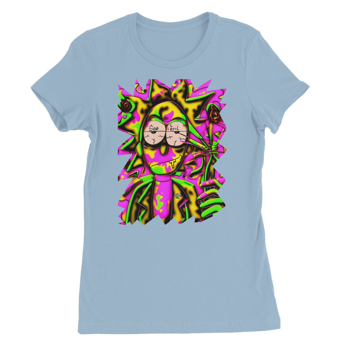 Lit Rick Sanchez See No Evil Collection  Women's Favourite T-Shirt