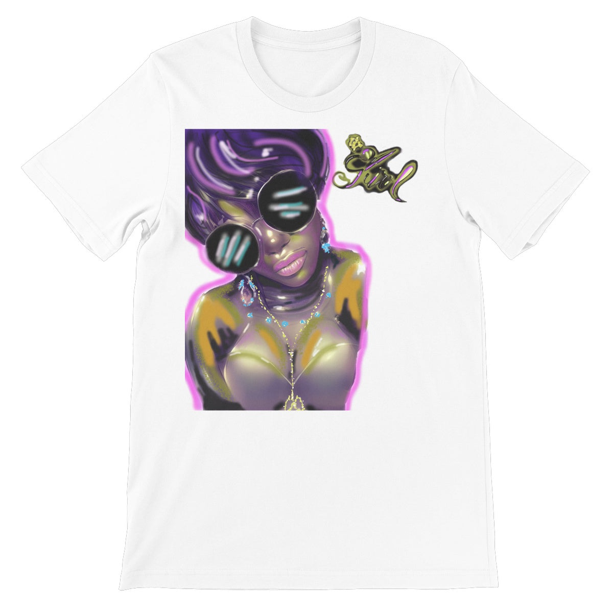 Lit Girl Collection: Purple Queen Unisex Short Sleeve T-Shirt