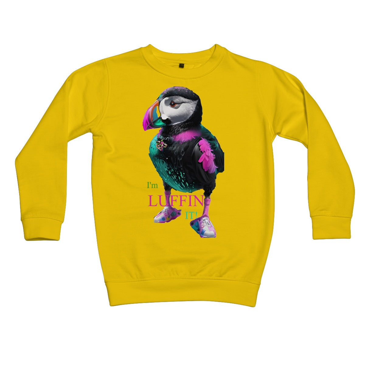 Lit Puffin: I'm Luffin IT Collection Kids Sweatshirt