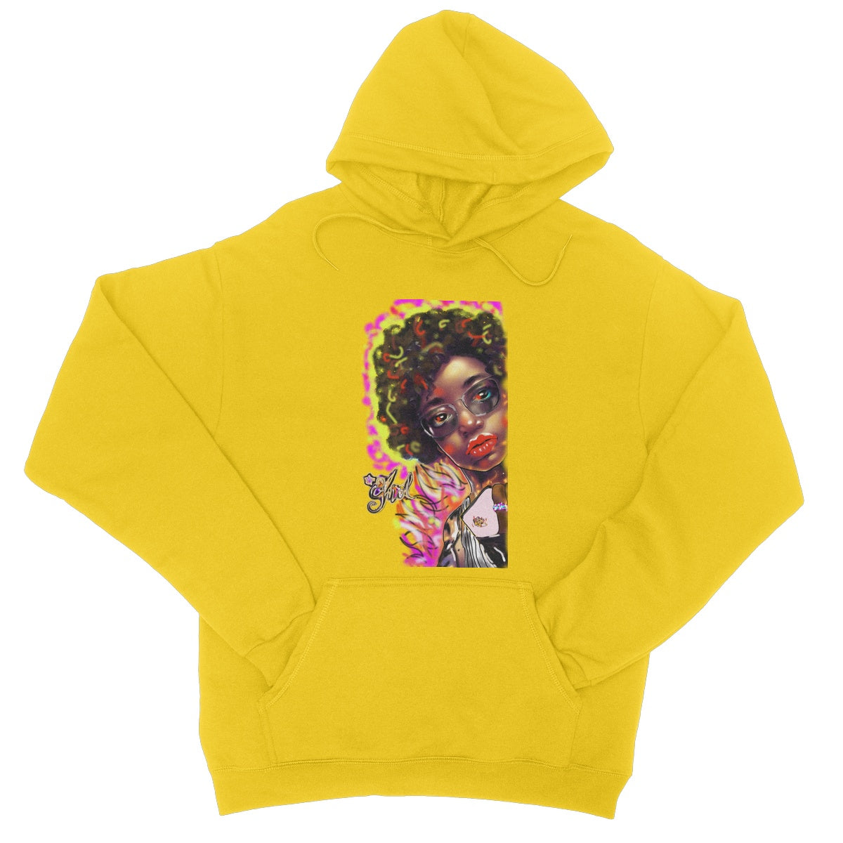 Lit Girl Collection: Girl on Fire College Hoodie