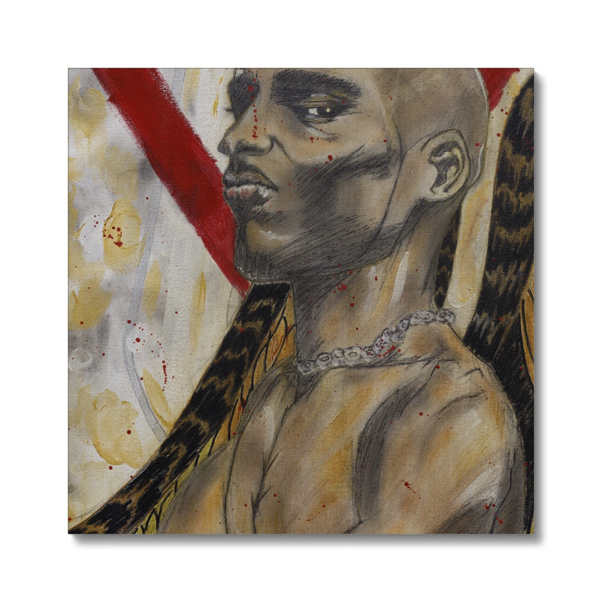 50 Years of Hip Hop Collection DMX - The Death Angel Canvas