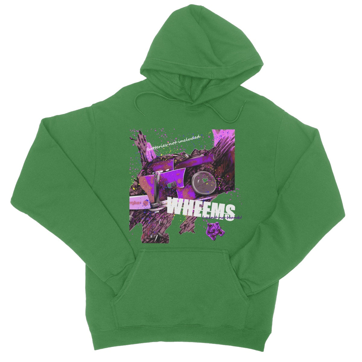 Lit Abstract Wheems Collection College Hoodie