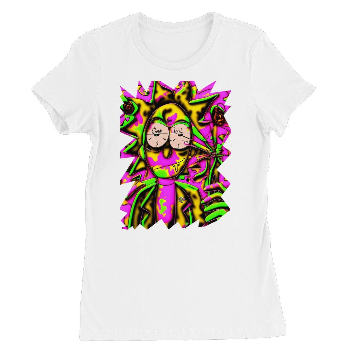 Lit Rick Sanchez See No Evil Collection  Women's Favourite T-Shirt