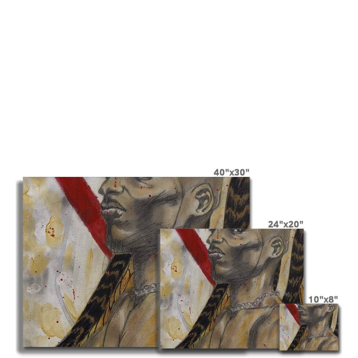 50 Years of Hip Hop Collection DMX - The Death Angel Canvas