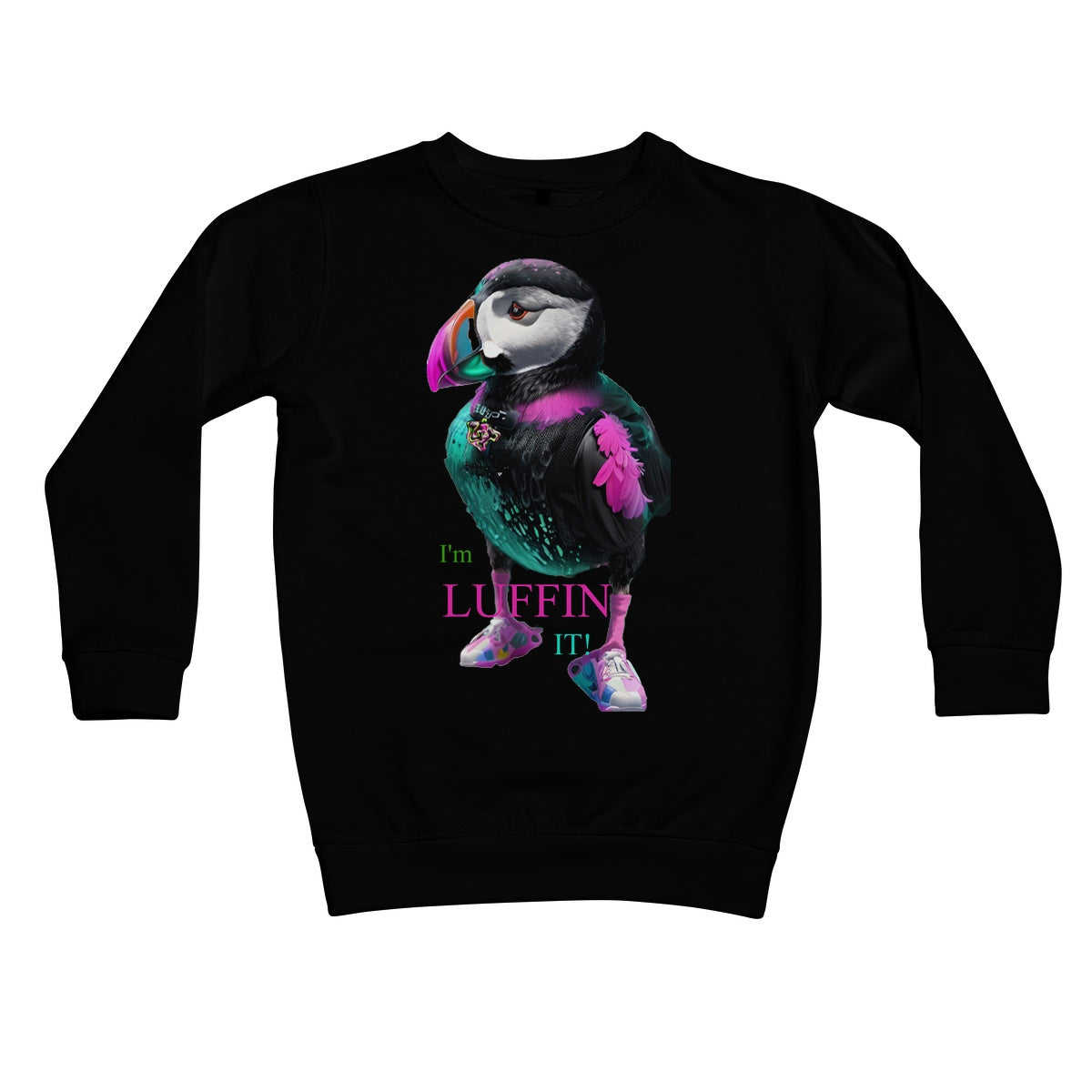 Lit Puffin: I'm Luffin IT Collection Kids Sweatshirt