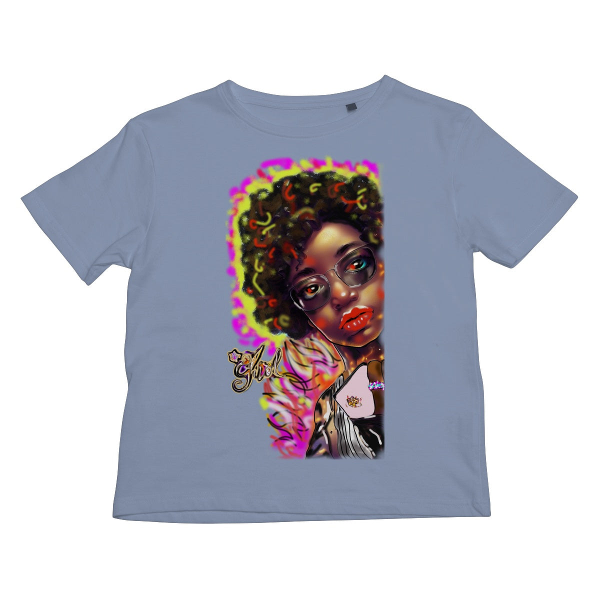 Lit Girl Collection: Girl on Fire Kids T-Shirt