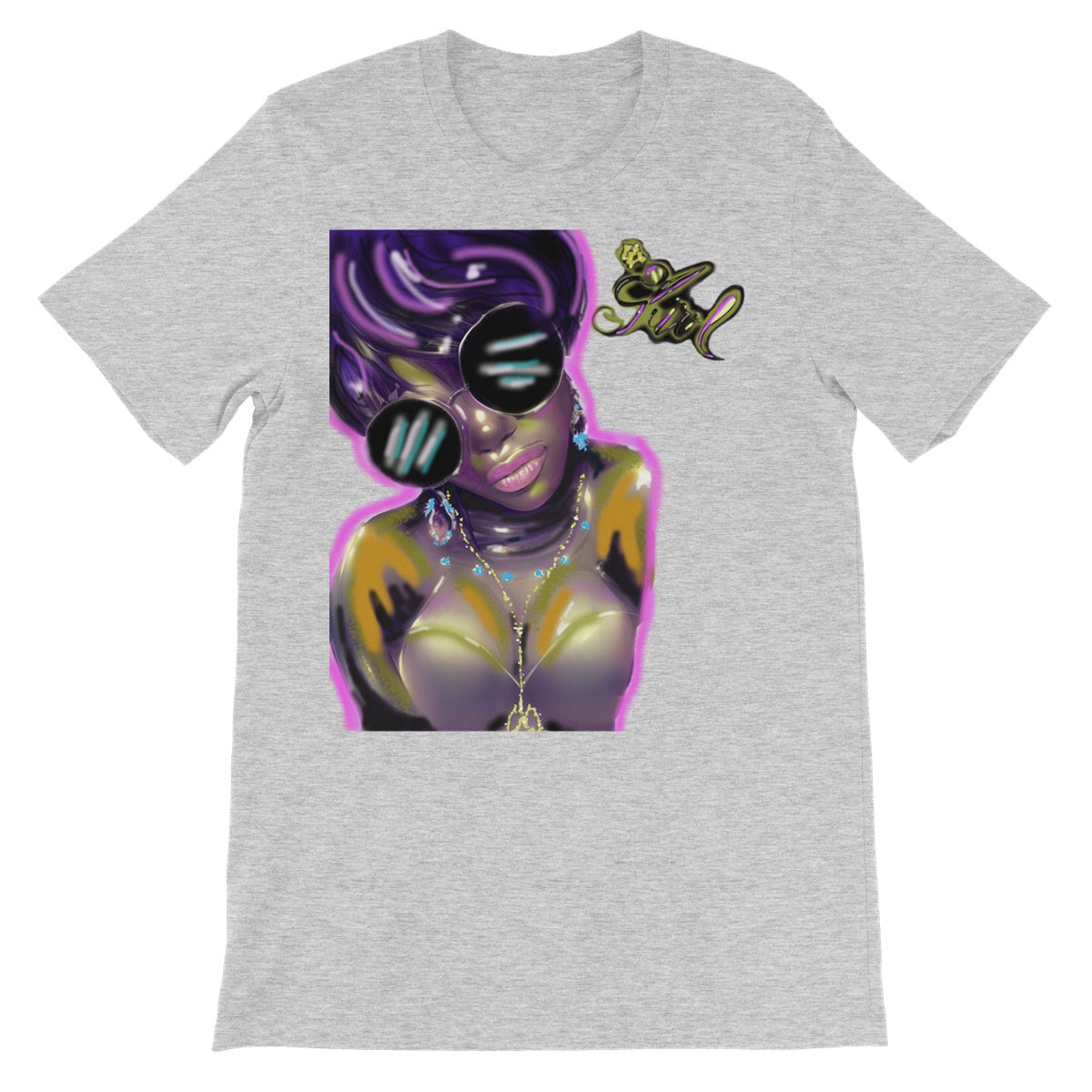 Lit Girl Collection: Purple Queen Unisex Short Sleeve T-Shirt