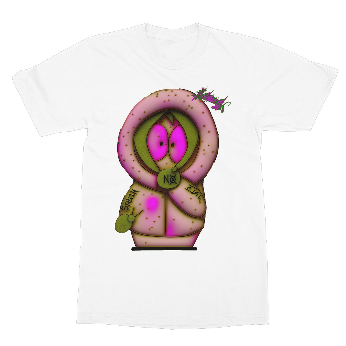 Lit Kenny Speak No Evil Collection Softstyle T-Shirt