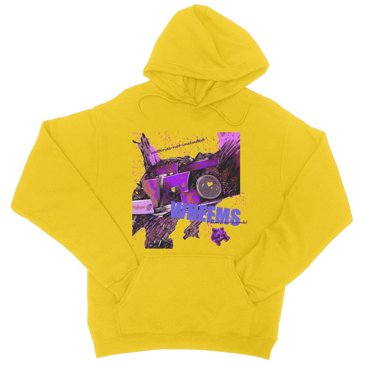 Lit Abstract Wheems Collection College Hoodie