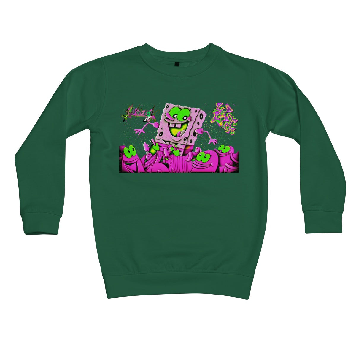 Lit SpongeBob Win Win Kids Sweatshirt