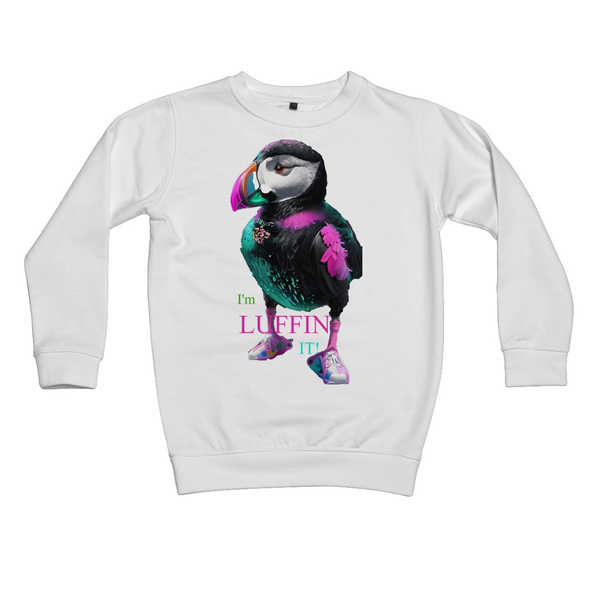 Lit Puffin: I'm Luffin IT Collection Kids Sweatshirt