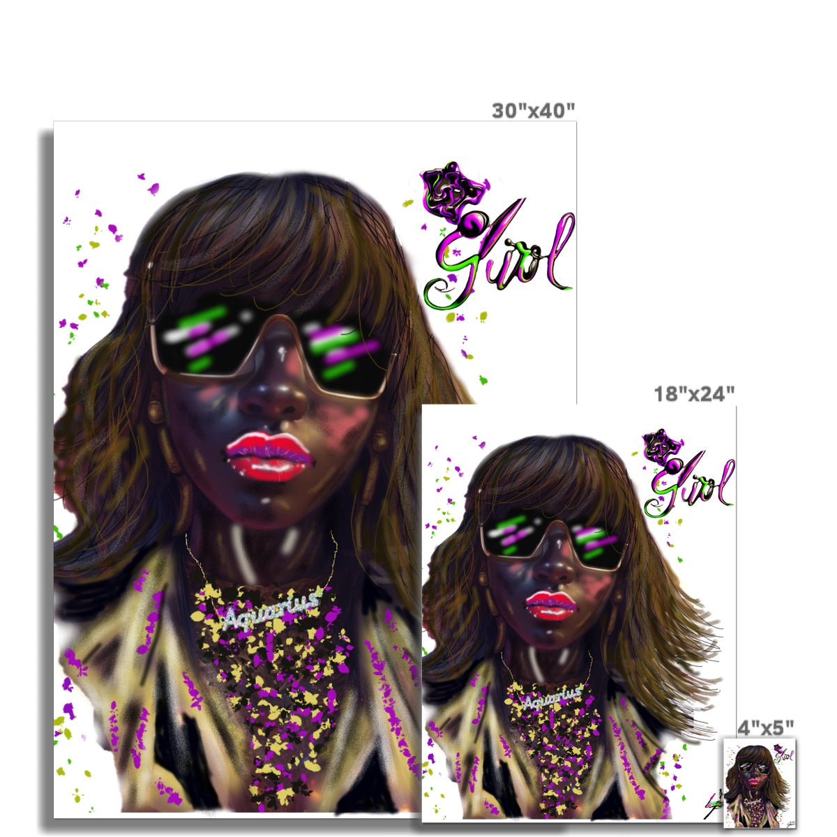 Lit Girl Collection: IT Girl C-Type Print