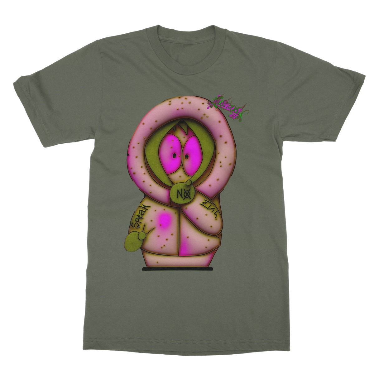 Lit Kenny Speak No Evil Collection Softstyle T-Shirt