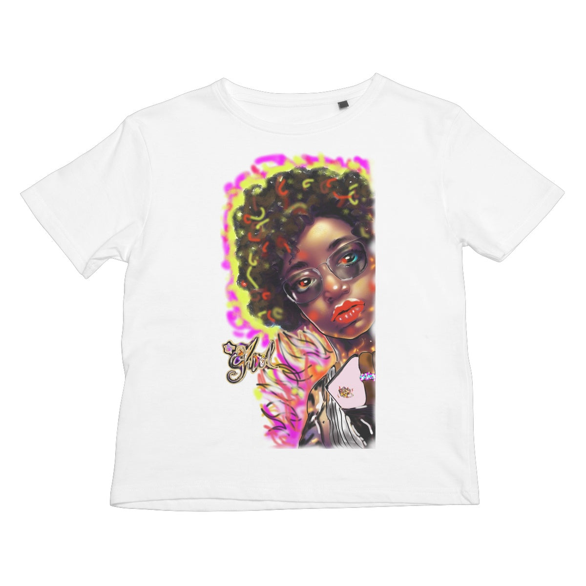 Lit Girl Collection: Girl on Fire Kids T-Shirt