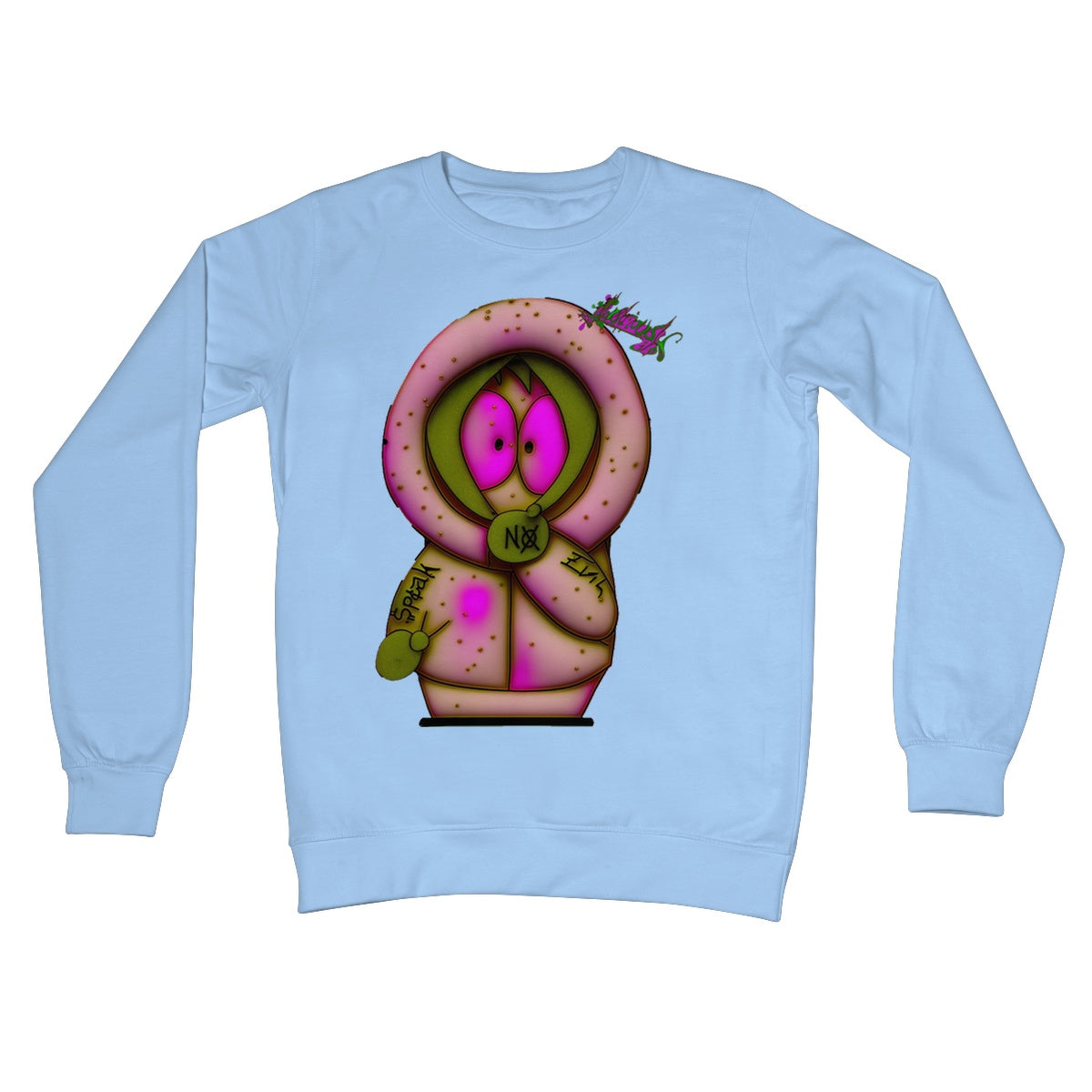 Lit Kenny Speak No Evil Collection Crew Neck Sweatshirt