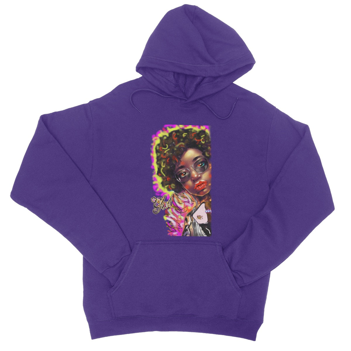 Lit Girl Collection: Girl on Fire College Hoodie