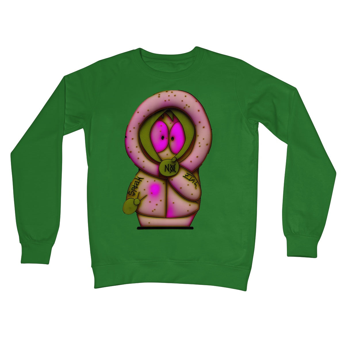Lit Kenny Speak No Evil Collection Crew Neck Sweatshirt