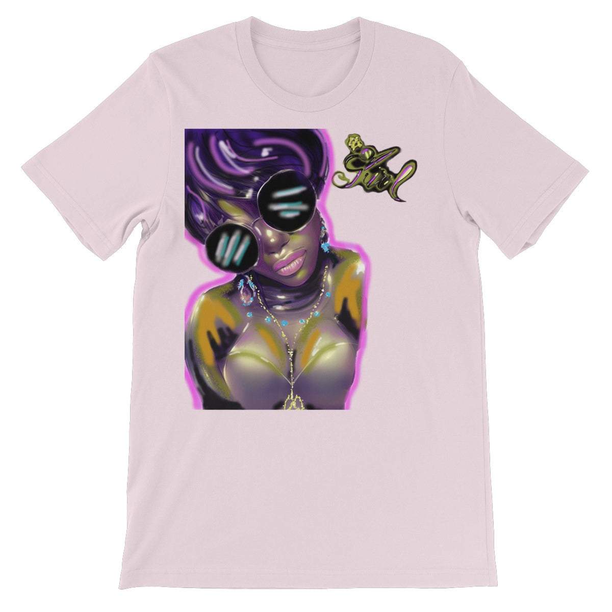 Lit Girl Collection: Purple Queen Unisex Short Sleeve T-Shirt