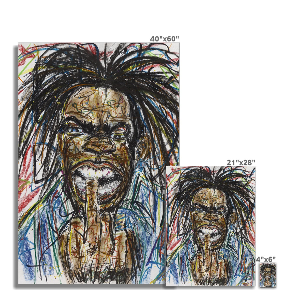 Busta Rapper Collage 50 Years Hip Hop Collection Busta Wall Art Poster – Illustriously Lit