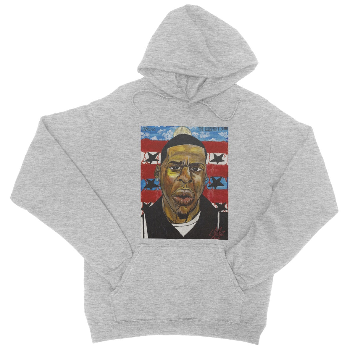 50 Years of Hip Hop Jay-Z - The Babylon Blueprint College Hoodie