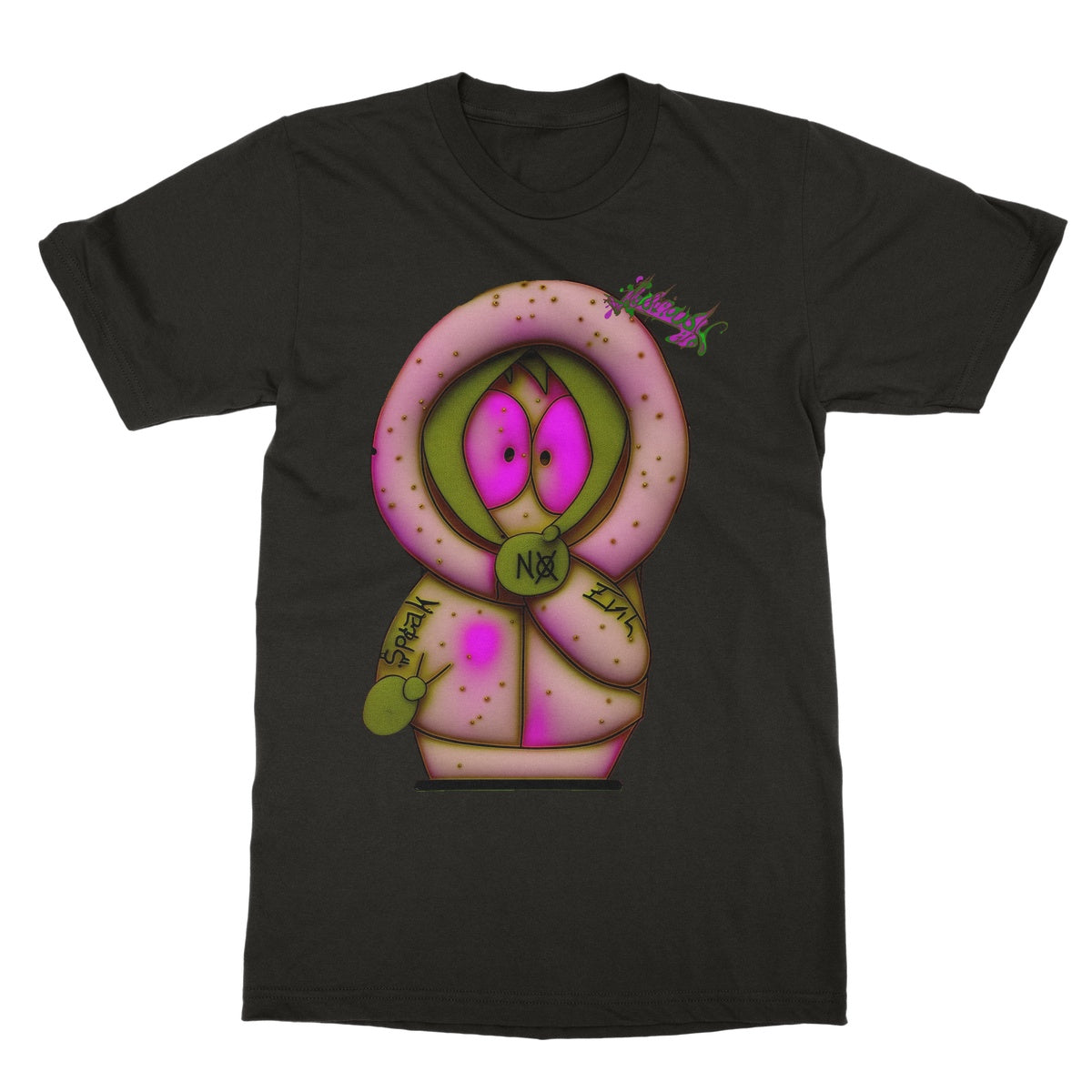 Lit Kenny Speak No Evil Collection Softstyle T-Shirt