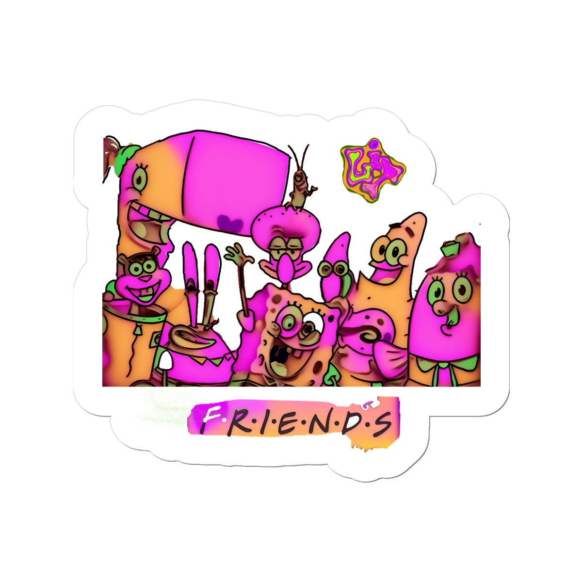 Lit SpongeBob n Friends Collection Sticker