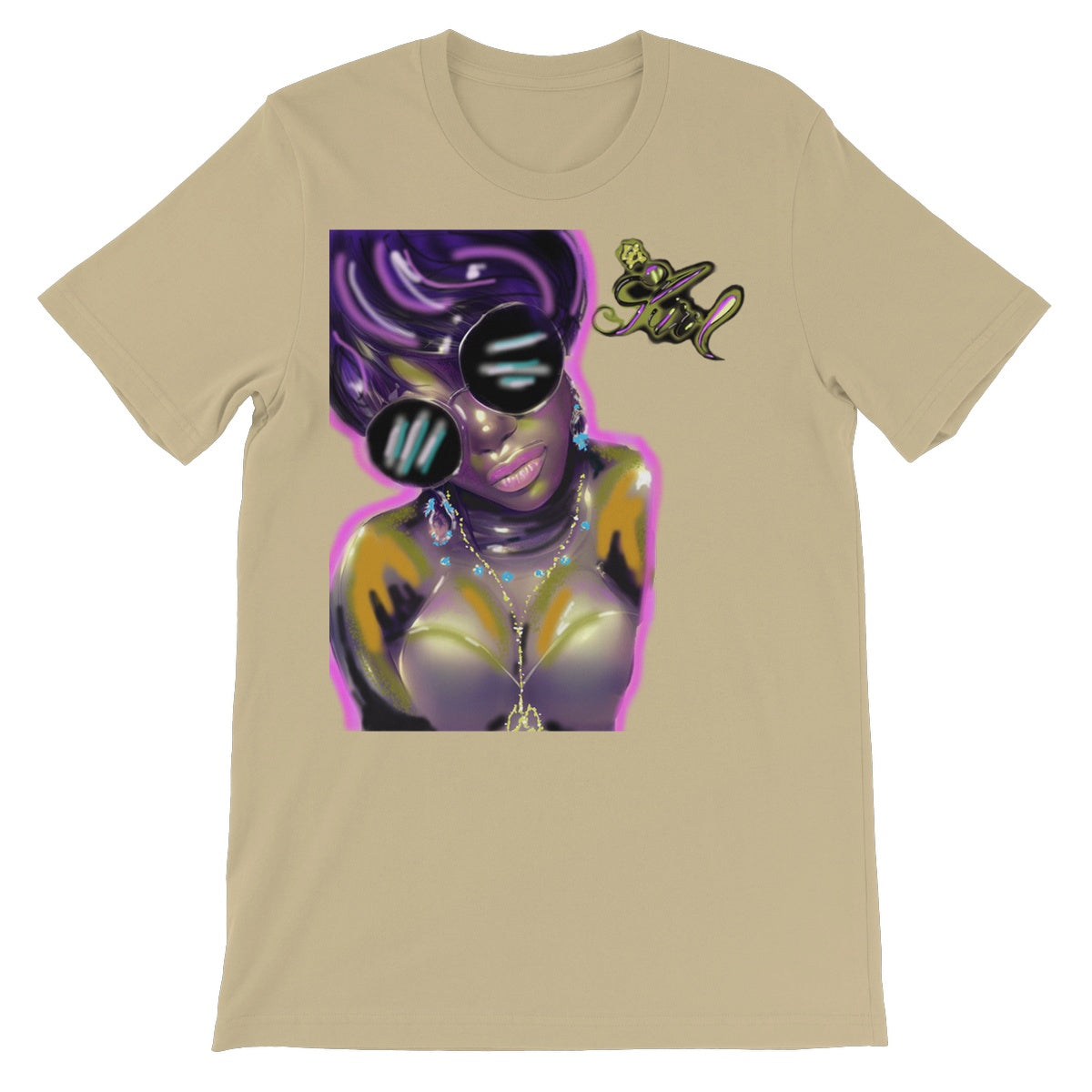 Lit Girl Collection: Purple Queen Unisex Short Sleeve T-Shirt