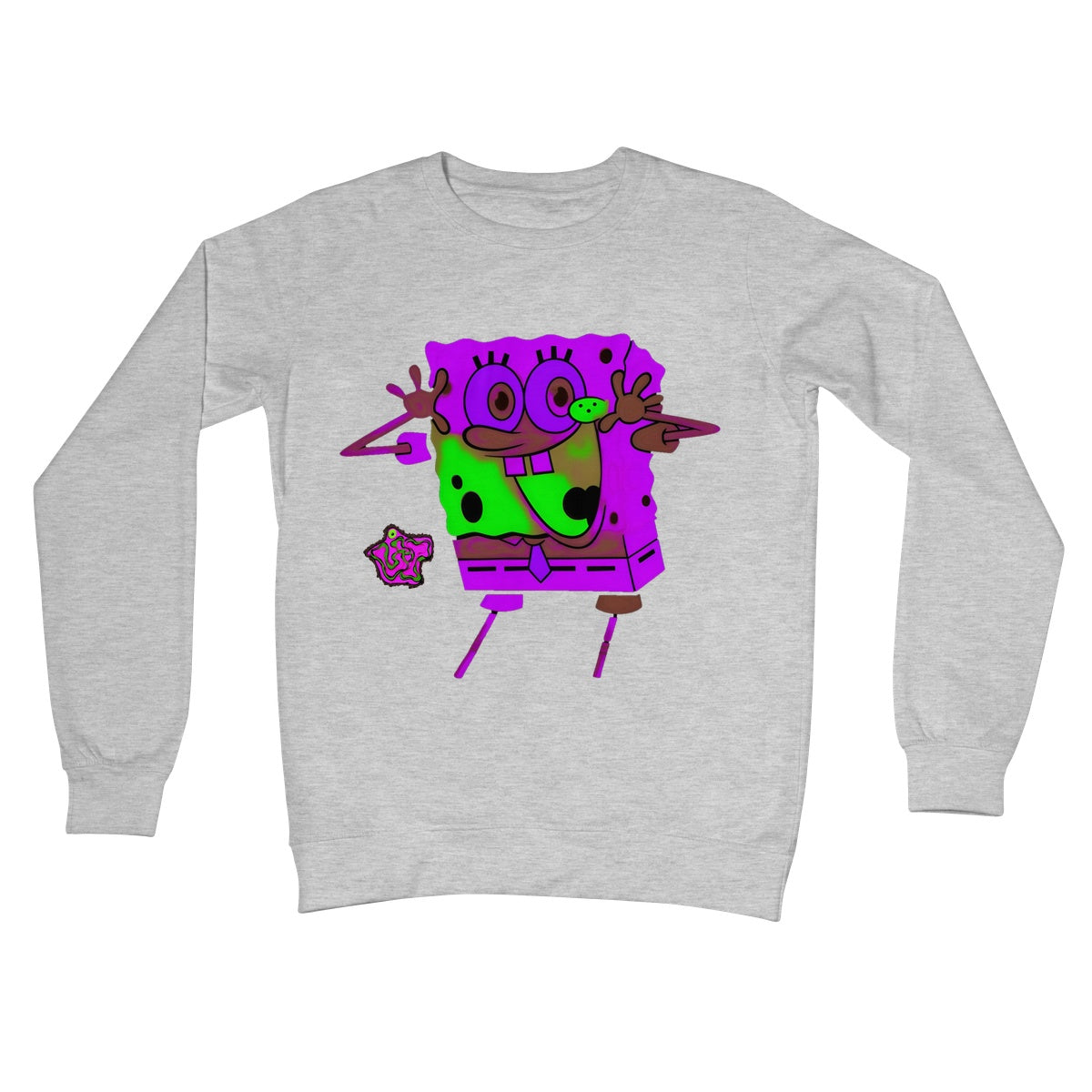 Lit Happy SpongeBob Collection Crew Neck Sweatshirt