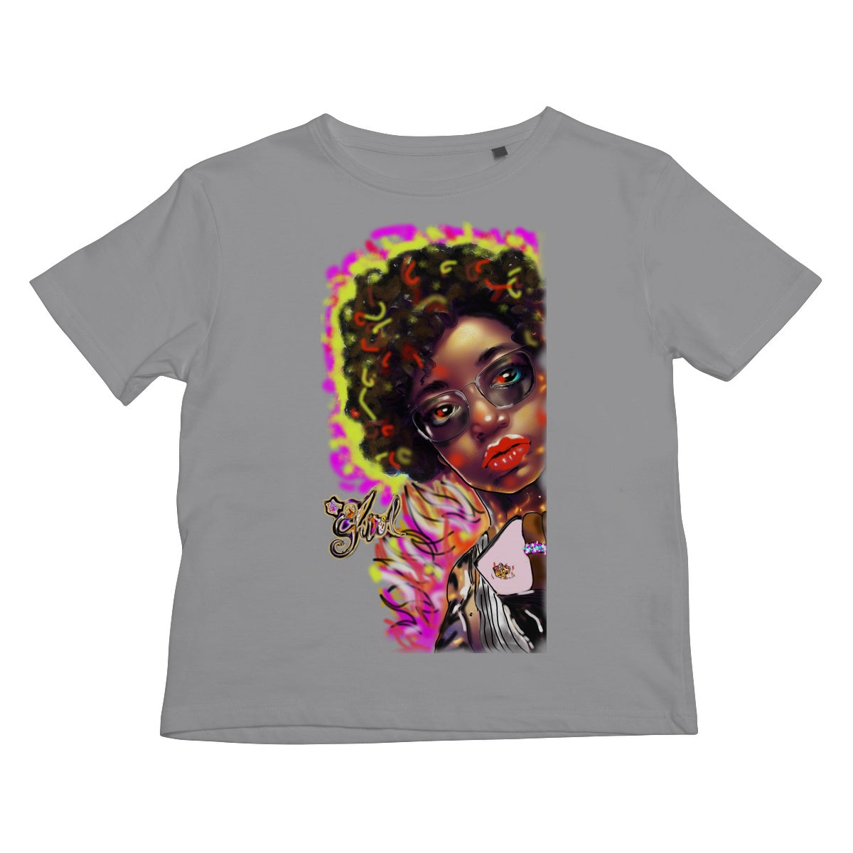 Lit Girl Collection: Girl on Fire Kids T-Shirt