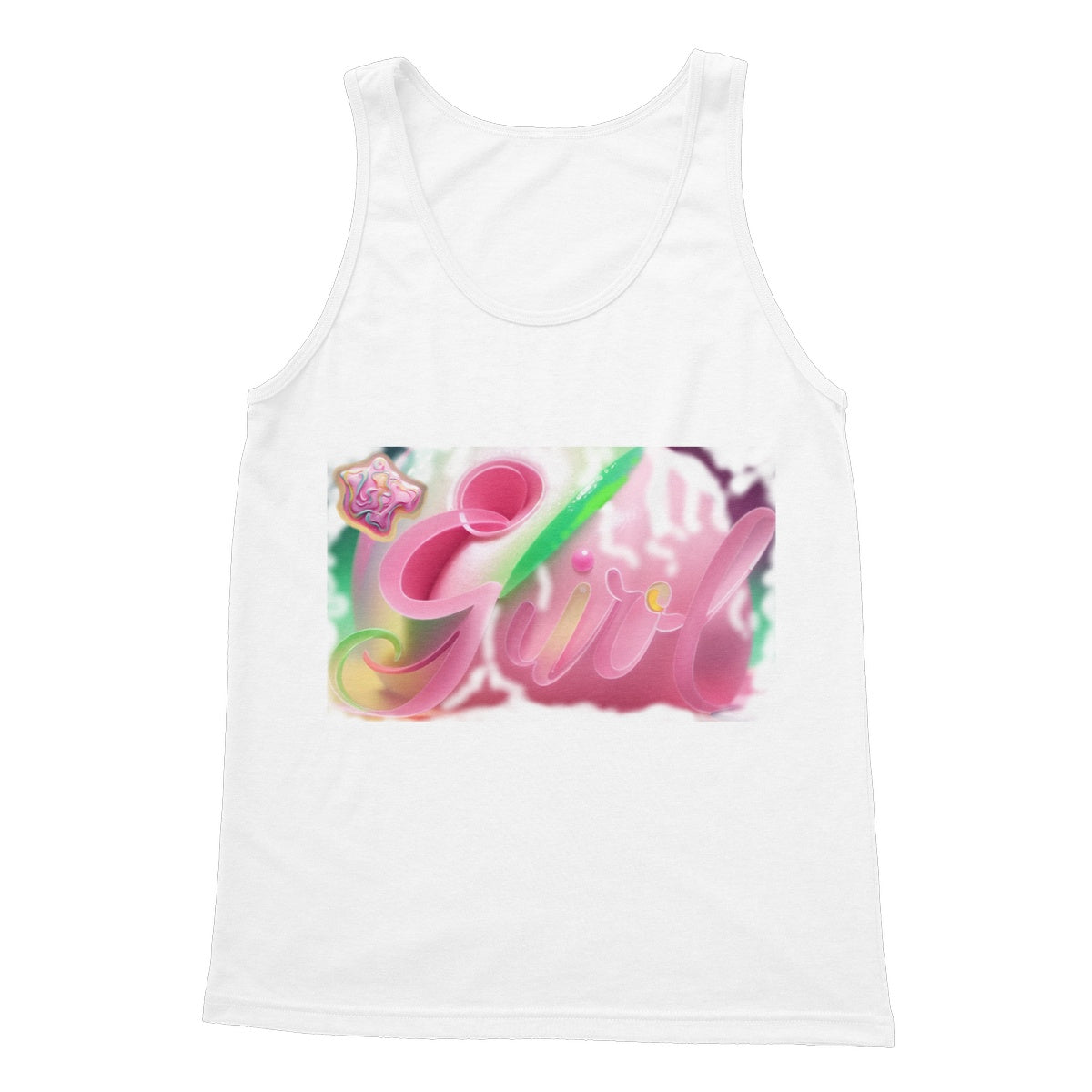 Lit Girl "Ice Cream" Collection Softstyle Tank Top